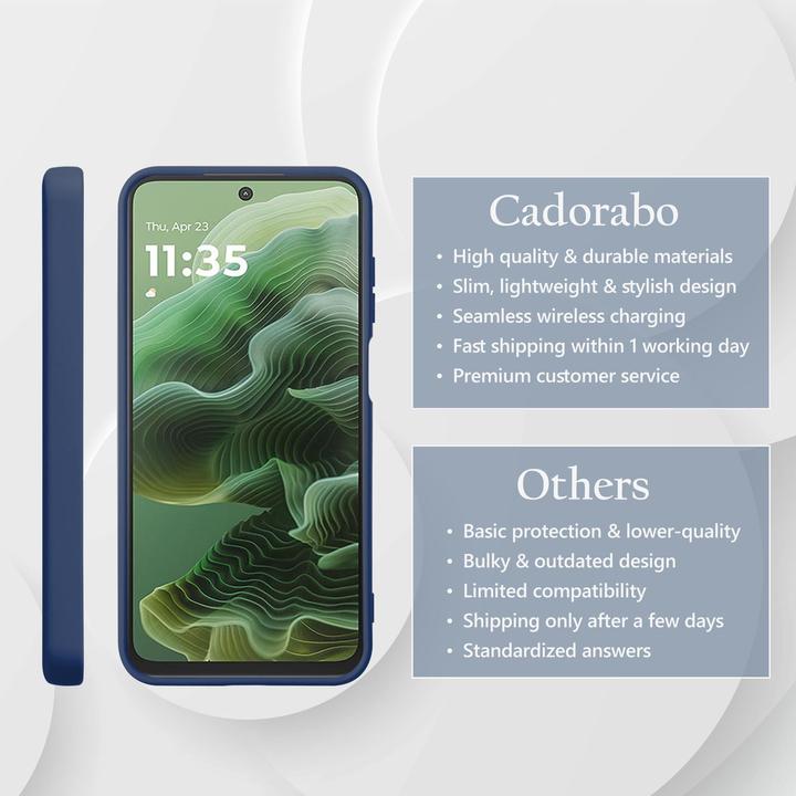 Image du produit Cadorabo Coque pour Motorola Moto G35 TPU Liquid Silicone Case (Motorola Moto G35)