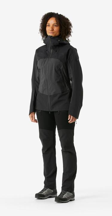 Produktbild Forclaz Regenjacke Damen wasserdicht 20.000 mm Wassersäule Trekking - MT900 schwarz (M)