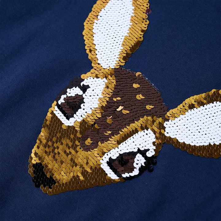 Immagine prodotto vidaXL Camicia da bambino a maniche lunghe blu navy 104,Materiale: 95% cotone (104)