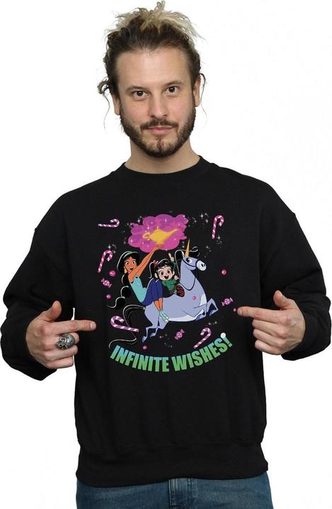 Immagine prodotto Disney Wreck It Ralph Jasmine And Vanellope Felpa Uomo (XL)
