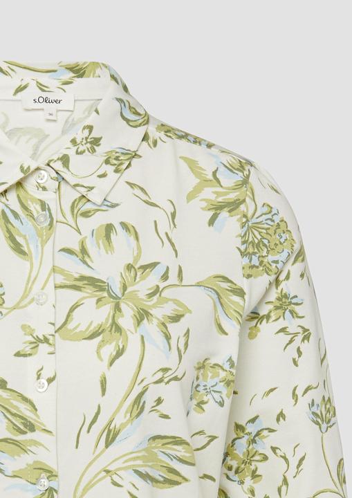 Immagine prodotto s.Oliver Elastische Jersey-Bluse mit 3/4-Ärmeln (42)