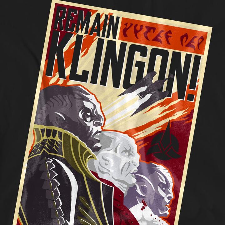 Produktbild Universal Textiles Remain Klingon TShirt (L)