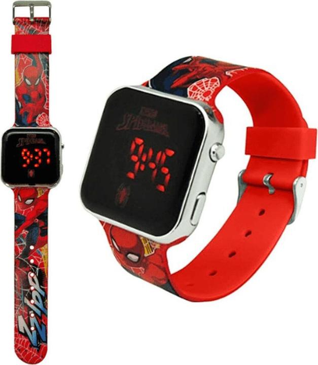 Actual product image Kids Euroswan Spiderman SPD4800 LED digital clock