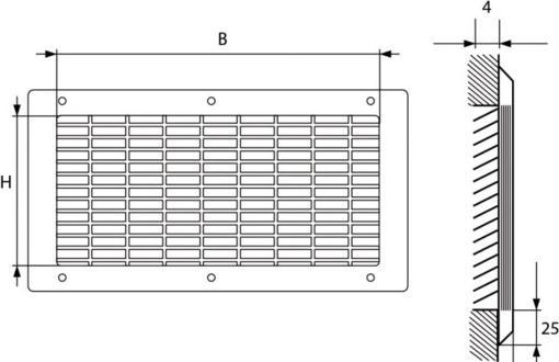 Actual product image Torbel ventilation grilles