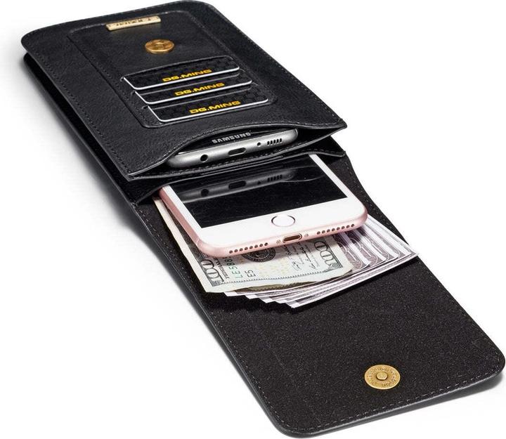 Produktbild Calitron Gürteltasche Lederetui Schwarz mit Gürtel Clip 6,5 inch (Apple iPhone X)