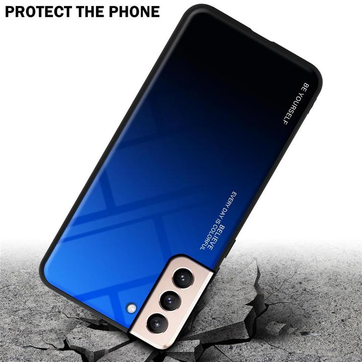 Actual product image Cadorabo TPU 2 colors glass cover (Samsung Galaxy S21+)