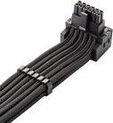 Produktbild CableMod Universal Pro ModMesh 16-Pin zu 16-Pin-Kabel, 90° Anschluss, Sleeved, StealthSense - schwar