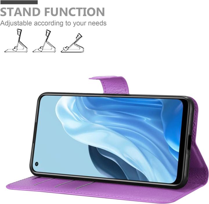 Produktbild Cadorabo Book Stand Hülle für Oppo FIND X5 LITE / Reno7 5G (Oppo Find X5 Lite, OPPO Reno7 Z 5G)