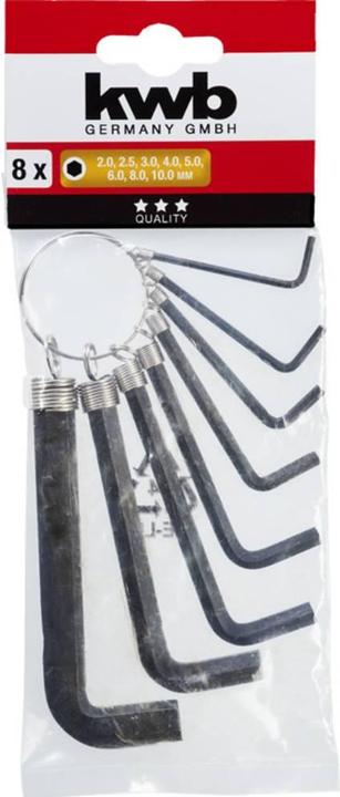 Immagine prodotto kwb Chiave esagonale da 8 pezzi