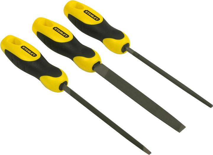 Actual product image Stanley Ripper files - triangular, flat, round 150mm 3 pcs (22-445) (Slash 1, 150 mm)