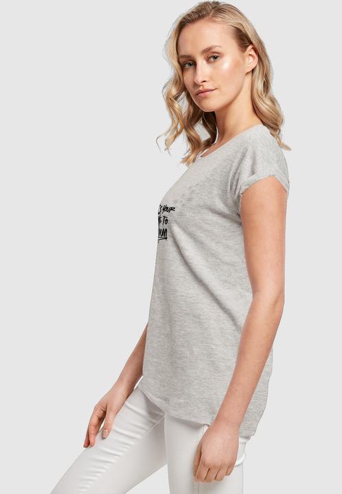 Produktbild Merchcode Ladies Its Your Time To Bloom Extended Shoulder Tee - 112545 (S)