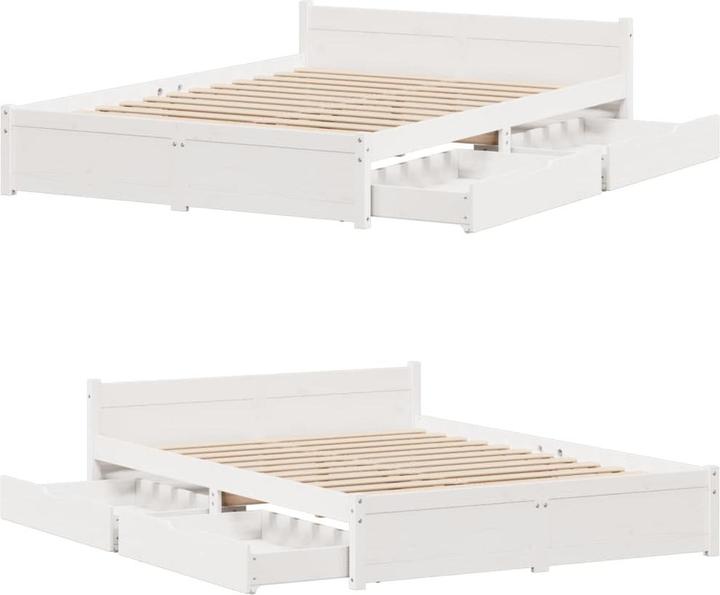 Image du produit vidaXL Bettrahmen (135 x 190 cm)