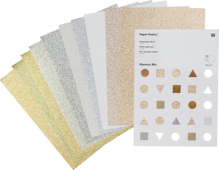 Produktbild Rico Design Poetry Glamour (180 g/m², 1 x)