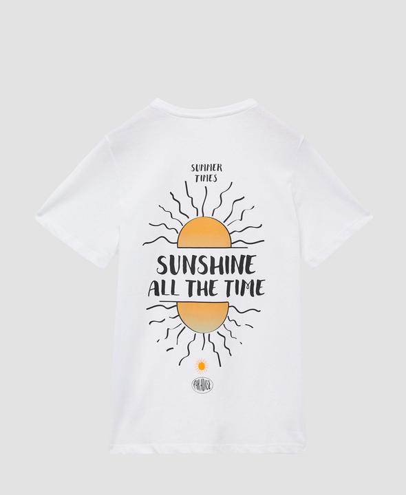 Produktbild S.Oliver T-Shirt Baumwoll-T-Shirt mit Front- und Rückenprint (170, 176)