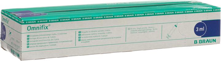 B.Braun OMNIFIX Spritze 3ml luer lo latexfr 100