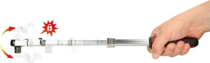 Actual product image KS Tools 1/4" SlimPOWER telescopic joint reversible ratchet (1/4")