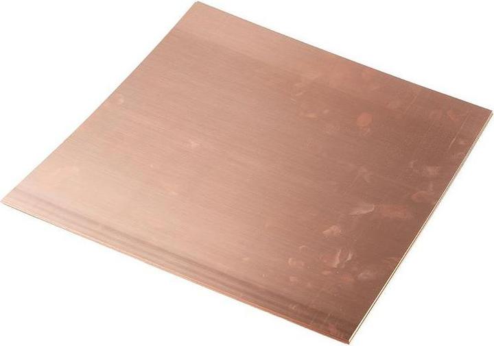 Produktbild RS PRO Kupferblech 0,35x300x300mm (300 mm, 300 mm, 0.35 mm)