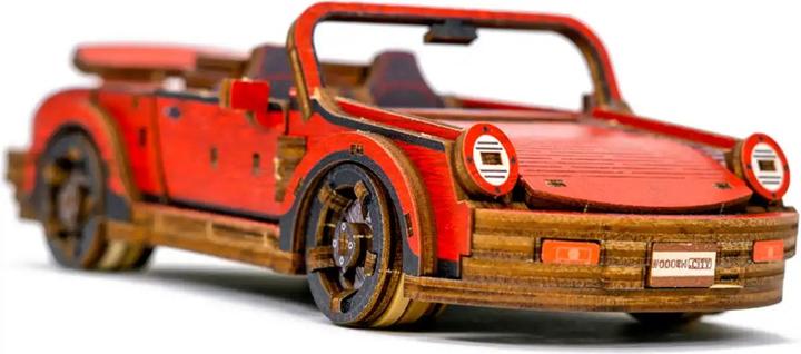 Produktbild WoodenCity Bausatz Sportwagen bemalt