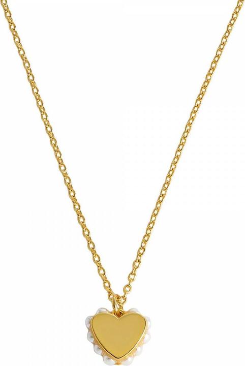 Produktbild Estella Bartlett With Love Heart Side Pearl Halskette (18k vergoldet)