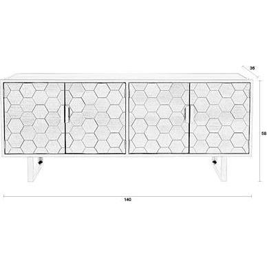 Zuiver, Kommode + Sideboard, Linc Sideboard Low (140 x 36 x 58 cm)