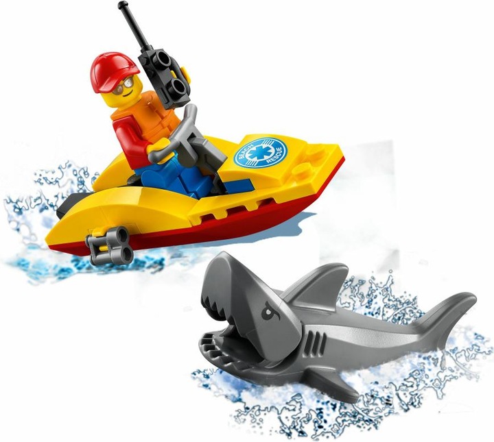 Immagine prodotto LEGO Quadro di salvataggio sulla spiaggia (60286, LEGO City)