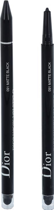 Actual product image Dior Diorshow 24H Stylo Eyeliner (091 Matte Black)