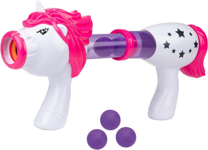 Produktbild Toi-Toys Dream Horse Einhorn-Schiesspistole mit Schaumstoffkugeln