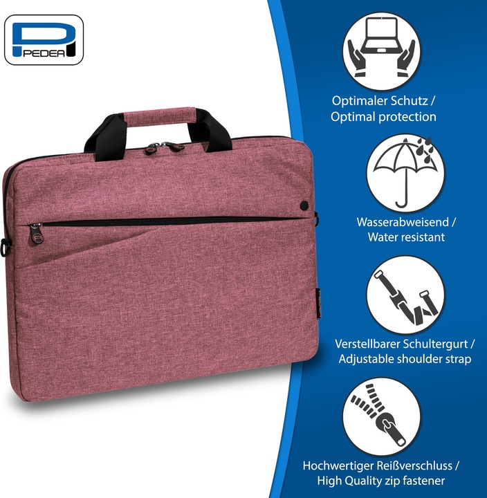 Image du produit Pedea Sacoche pour ordinateur portable 15.6 pouces (39.6cm) FASHION Sacoche pour ordinateur portable avec (15.60", Universel)