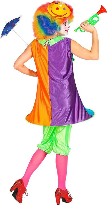 Produktbild Widmann Clown Kleid mit Reifrock und Krawatte, Hose Damenkostüm (S)
