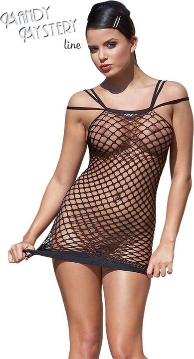 Image du produit Mandy Mystery Robe en filet avec bretelles (S, M, L)