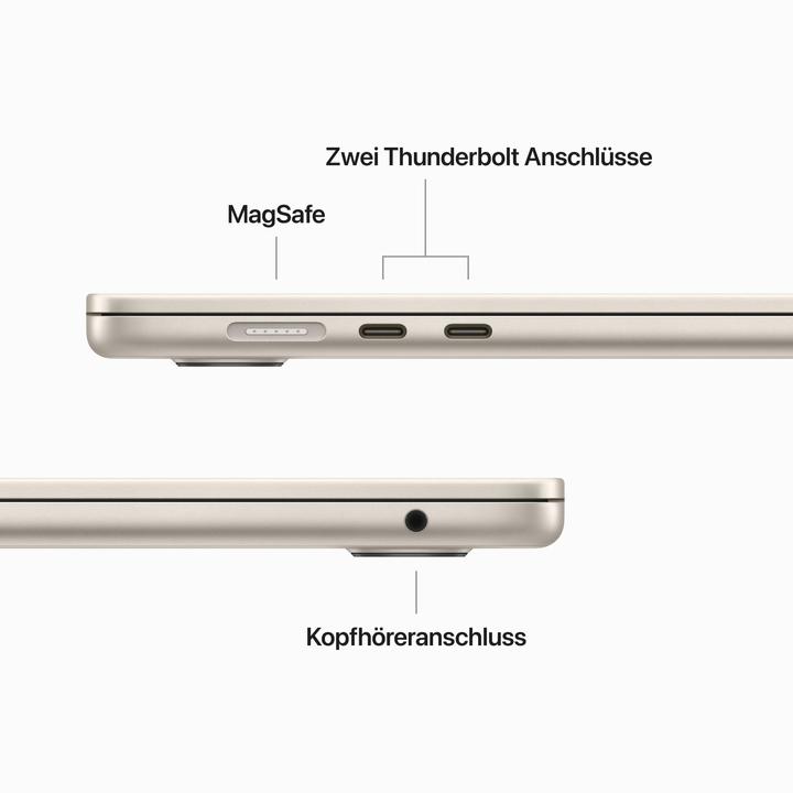 Produktbild Apple MacBook Air – 2023 (15", M2, 8 GB, 256 GB, DE)