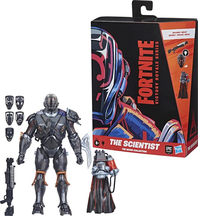 Actual product image Fortnite Hasbro Victory Royale Series The Scientist 15 cm tall action figure to collect with accesso