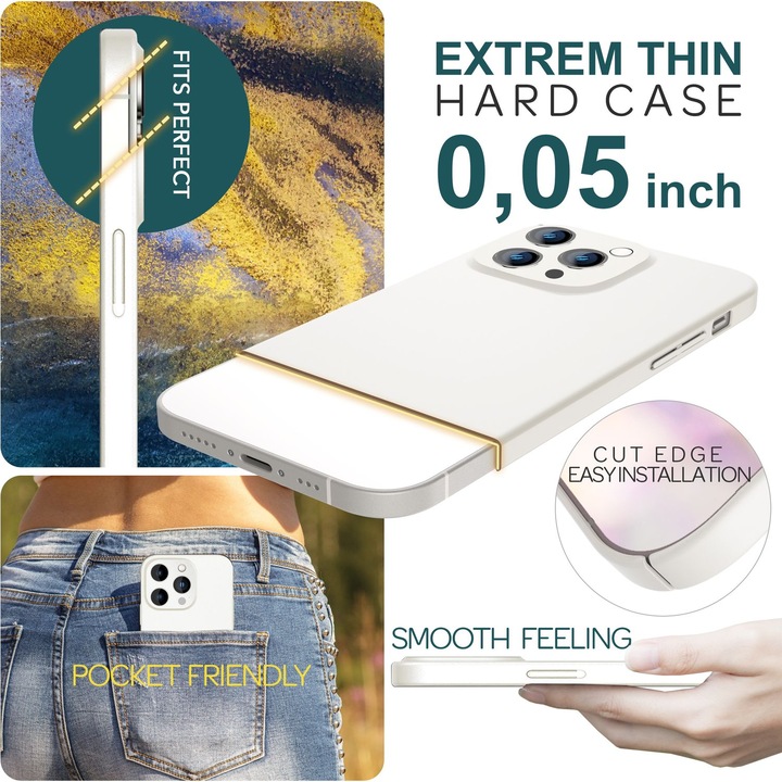 Actual product image Nalia Extra Thin Mobile Phone Case 0,5mm (Apple iPhone 15 Pro Max)
