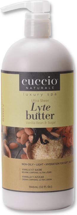 Image du produit Cuccio Lyte Butter Lotion - Vanilla Bean & Sugar (Lotion pour le corps, 946 ml)