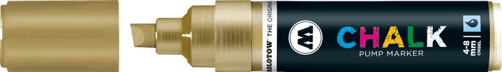 Actual product image Molotow Window marker chalk refillable 4-8mm metallic gold (Gold, 8 mm, 1 x)