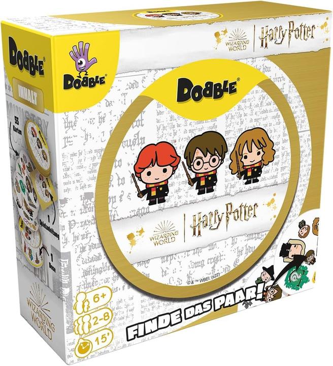 Produktbild Zygomatic ZYGD0025 - Dobble Harry Potter, Kartenspiel, für 2-8 Spieler, ab 6 Jahren (DE-Ausgabe) (Deutsch, 2 - 8 Spieler)