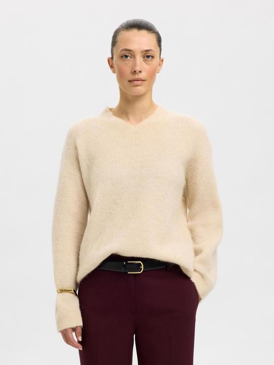 Immagine prodotto Selected Femme Slfsia Ras Ls Knit Long V-Neck Noos (L)