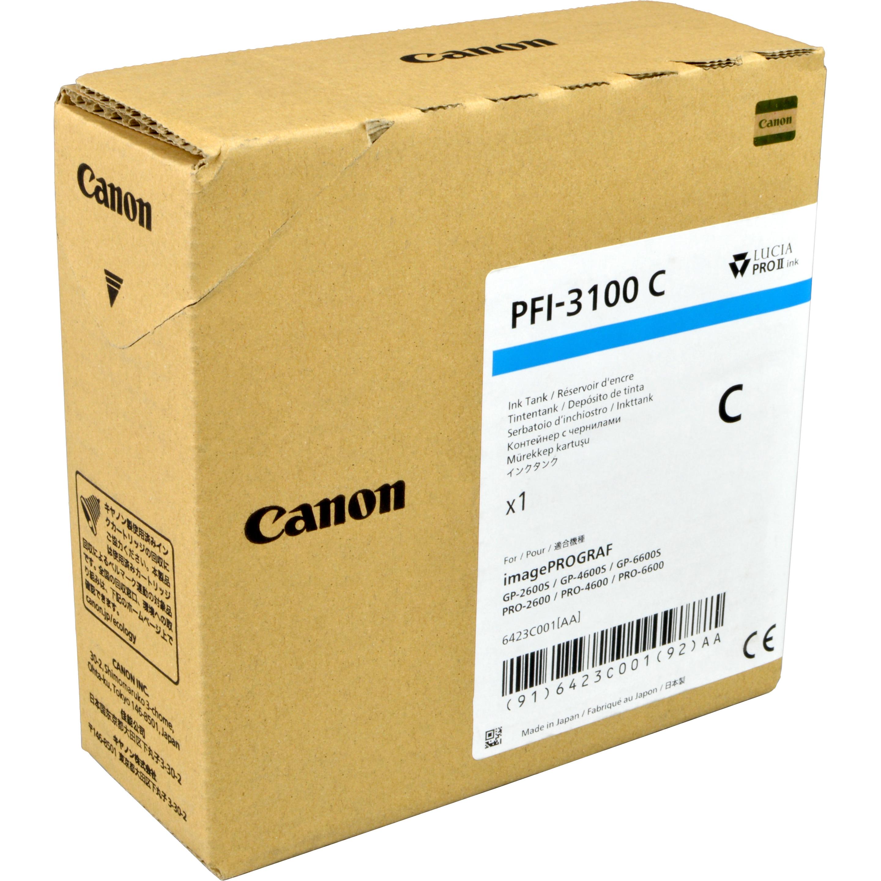 Thumbnail - Canon, Druckerpatrone, Tinte cyan 160ml (C)