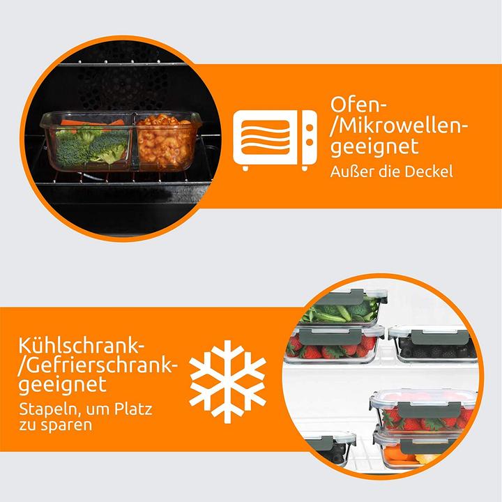 Produktbild Zoë & Mii Glas Frischhaltedosen-Set, 4 teilig