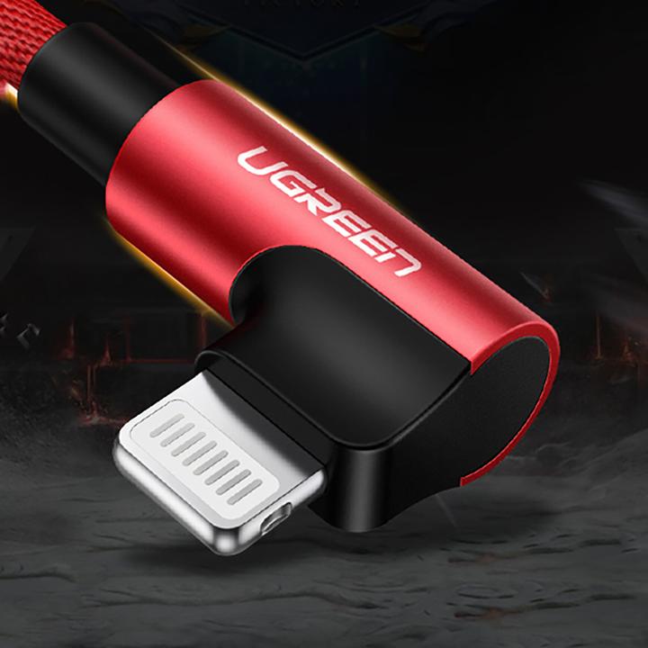 Actual product image Ugreen Lightning 90 degree design MFI (1 m, USB 2.0)