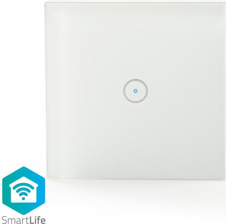 Image du produit Nedis Interrupteur d'éclairage intelligent WLAN (WIFIWS10WT) - Simple