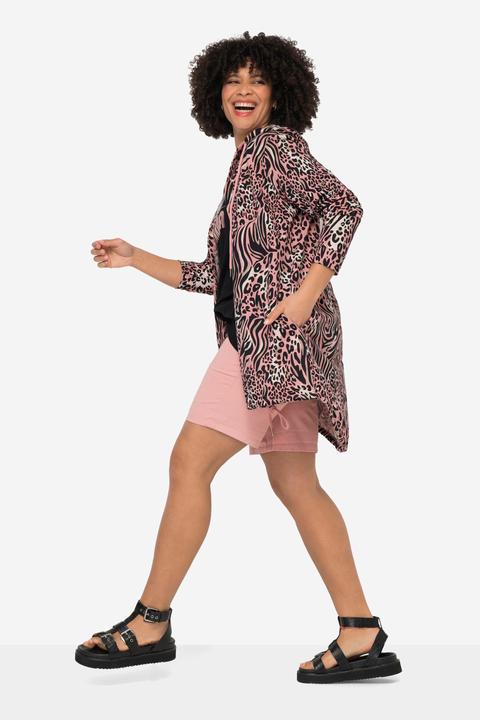 Image du produit Angel of Style Veste à capuche en molleton avec mélange de motifs animaliers, manches longues (52)