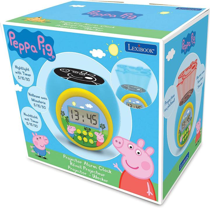 Produktbild Lexibook Peppa Pig Projector Alarm Clock with Timer