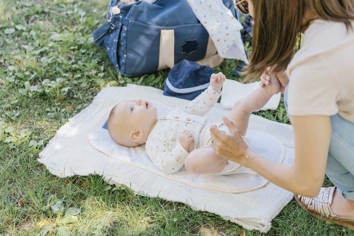 Actual product image Badabulle Bowling diaper bag