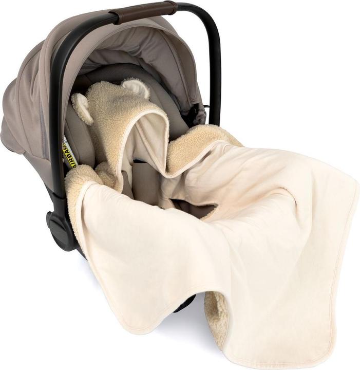 Image du produit Zamboo Fusssäcke für Babyschalen & Babywannen Einschlagdecke Teddy - für Babyschale -