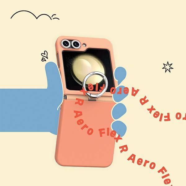 Actual product image GCS etui Aero Flex R Sam Z Flip6 kremowy/cream AR20-02022B (Samsung Galaxy Z Flip6)