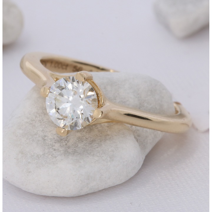 Actual product image Xen Vision Ring with Lab Grown Diamond 1.00 ct. 585 yellow gold (52)
