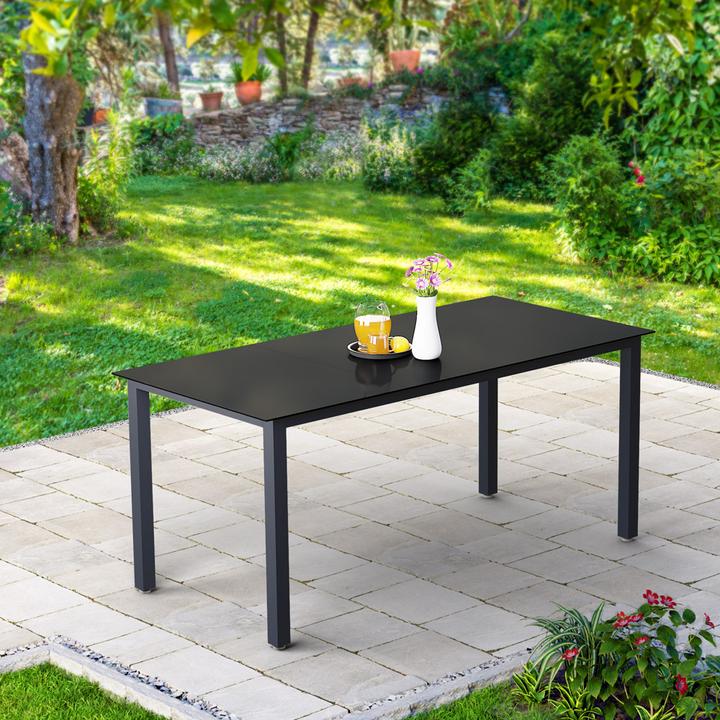 Produktbild Casaria Aluminium Gartentisch (190 x 90 x 75 cm)