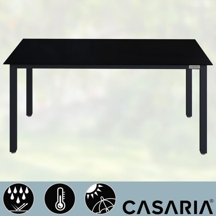 Produktbild Casaria Aluminium Gartentisch (190 x 90 x 75 cm)