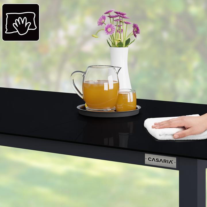 Produktbild Casaria Aluminium Gartentisch (190 x 90 x 75 cm)